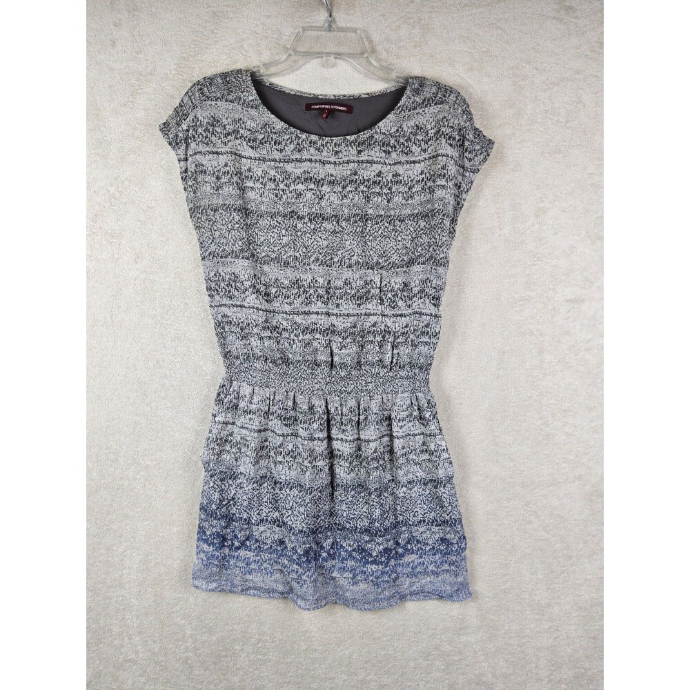 Comptoir Des Cotonniers Women's 100% Silk Mini Dress Size 1